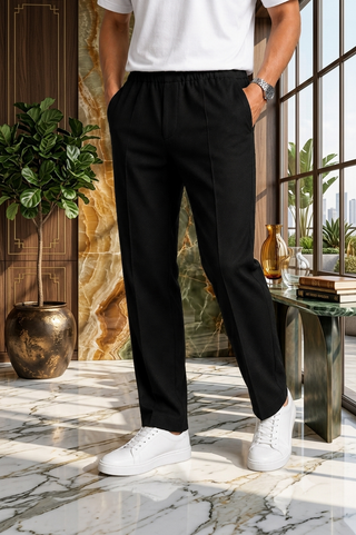 Straight Fit Trousers