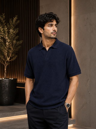Ova Navy Drift Polo