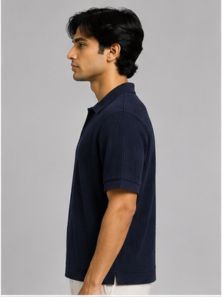 Men's Navy Blue Polo T-Shirt