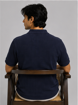 Men's Navy Blue Polo T-Shirt