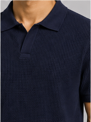 Men's Navy Blue Polo T-Shirt