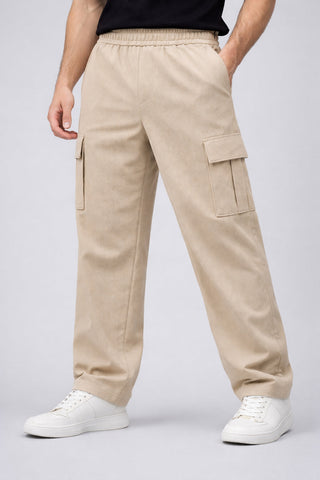 Ova Beige Cargo Trouser
